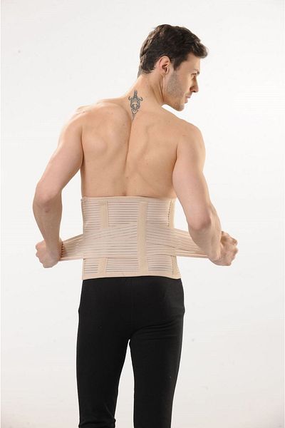 Letti Unisex Skin Color Waist Supporting Orthopedic Underwire Waist Corset