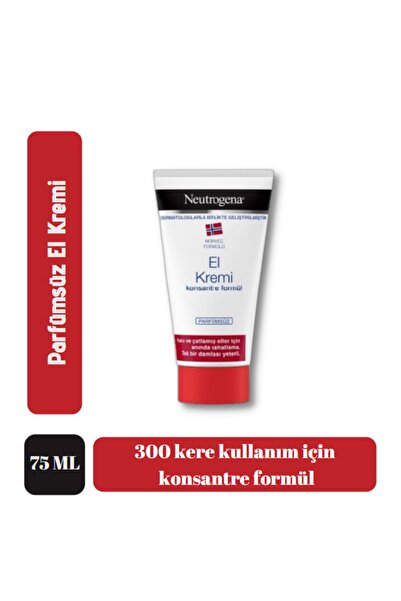 Neutrogena Norveç Formülü El Kremi Parfümsüz 75 ml