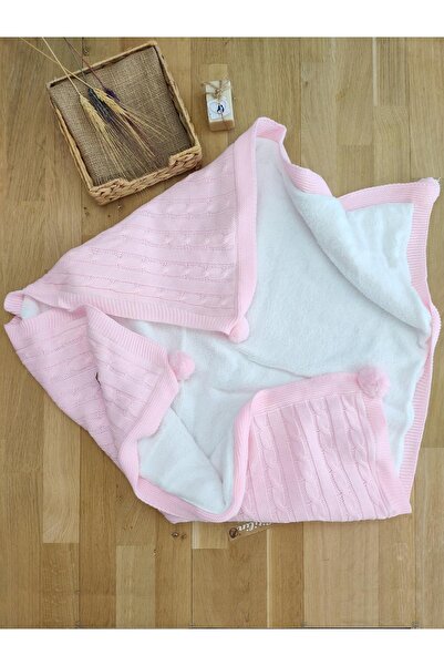 Sitilin Baby Girl Pink Knitwear Blanket Welsoft
