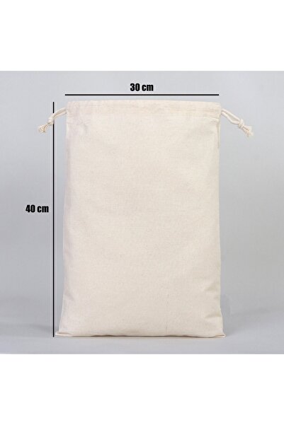 Göcen Ambalaj Çanta 14 Adet Alışveriş Kesesi Bakliyat Sebze Meyve Saklama Kesesi Bez Kese 4 Boy Set Keseler