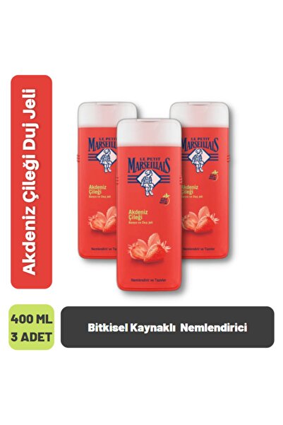 Le Petit Marseillais Mediterranean Strawberry Shower Gel Herbal Source Moistu...