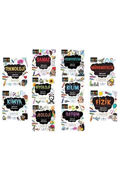 TÜRKİYE İŞ BANKASI KÜLTÜR YAYINLARI Stem Eğlenceli Etkinlikler Seti 10 Kitap ...