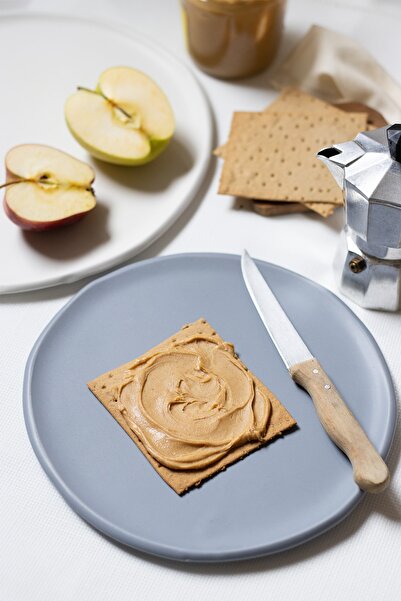 Beige & Stone Natural Stone Handmade Plate 23 Cm