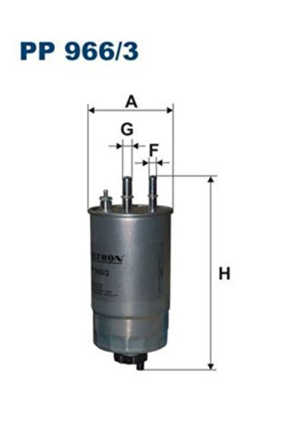 Filtron Pp966/3 Yakit Filtresi ( Fiat Fiorino-doblo-linea 2007 1729042 773636...