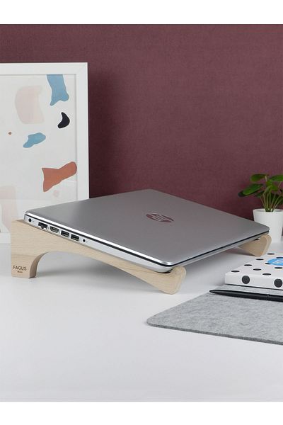 Fagus Wood Luna Laptop Stand