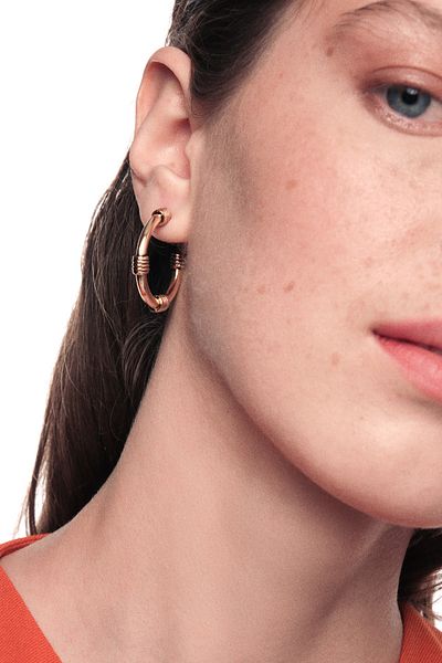Mon Reve Lily Hoop Earrings