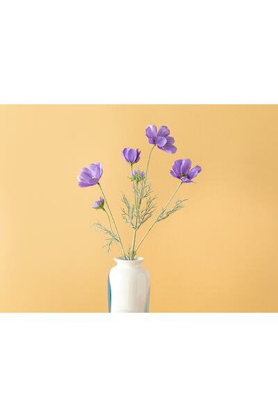 English Home Daisy Tek Dal Yapay Çiçek 62 Cm Mor