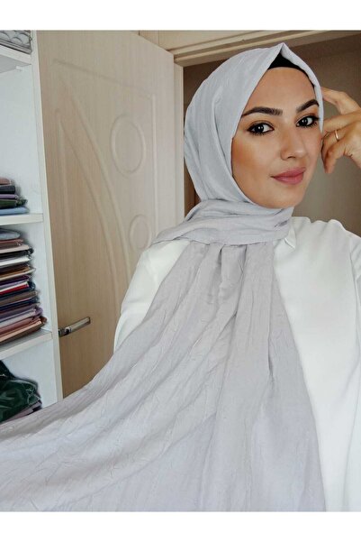 avzen şal Şal de croşetat din bambus de culoare argintie