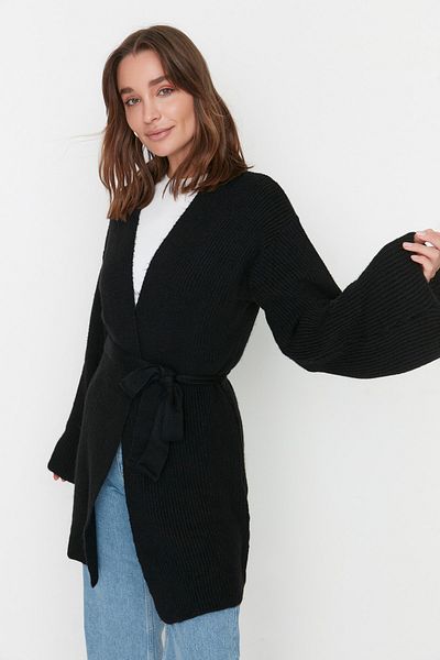Trendyol Modest Cardigan - Black - Regular fit