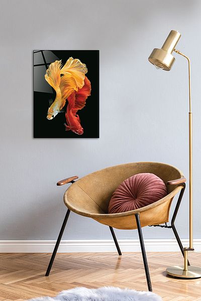 Decorita Animals| Glass Table| Fish| 30cm X 40cm