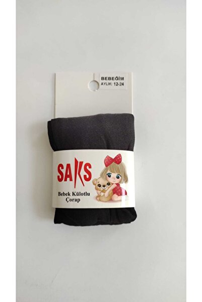 SAKS Bebek Micro 40 Mus Kilotlu Çorap Siyah