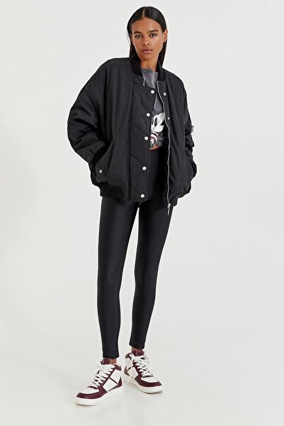 SPİYOZ Μαύρο ψηλόμεσο καλσόν ντίσκο