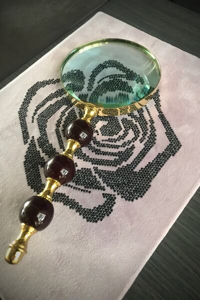 Yasmina Ruby Büyüteç 10 Cm