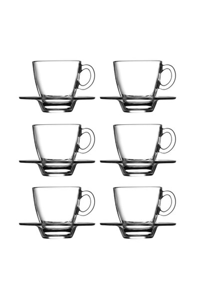 Paşabahçe Aqua Glass Coffee - Espresso Cup Set 72 Cc for 6 People - 95756