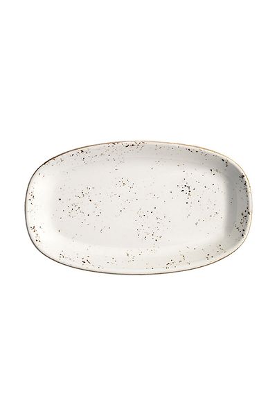 Bonna مجموعة من 12 طبق قارب بيضاوي من Grain Gourmet مقاس 19*11 سم