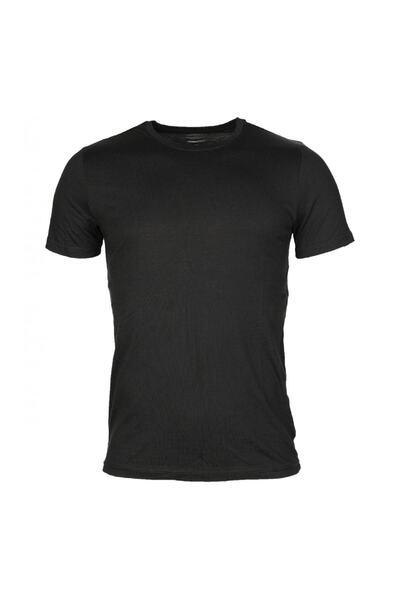 lumberjack Ανδρικό μπλουζάκι Ct110 Modal C Neck Μαύρο