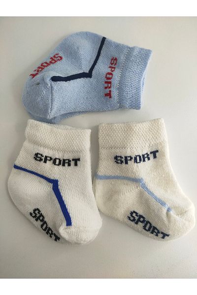 Akface Patterned Cotton Men's 0-6 Months Newborn Baby Socks