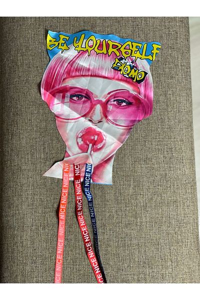 Gönülden Tasarım 20x27 Cm Candy Apple Girl Pendulum Applique