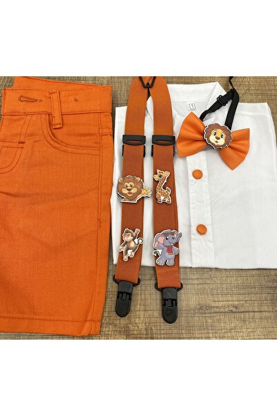 MFS Askı Papyon Şort Kısa Kol Gömlek