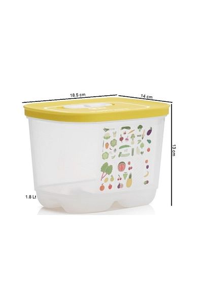Tupperware Greenhouse 1.8 Lt Vertical Vegetable Fruit Storage Container Hsgl