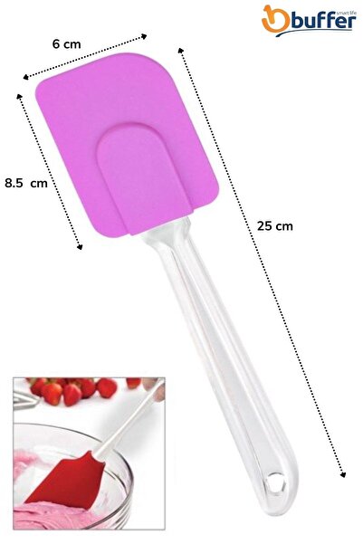 Buffer ® Large Size Silicone Spatula with Acrylic Handle