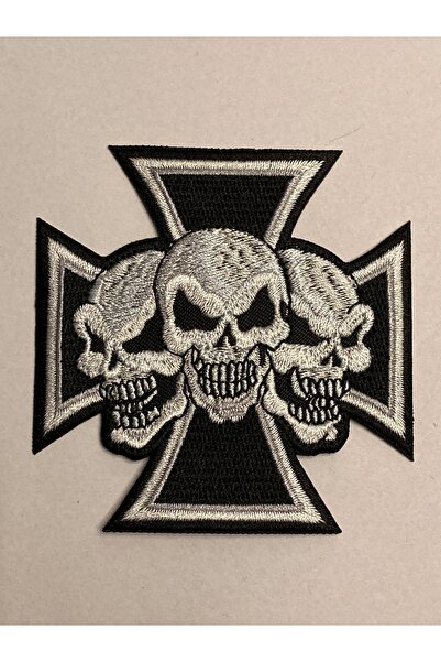 StüdyoÜmitTişört Choppers Skull Logo Patch-peç,arma Ve Kot Yaması ( 8x8cm)
