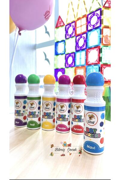 Lino Dot Markers 6lı