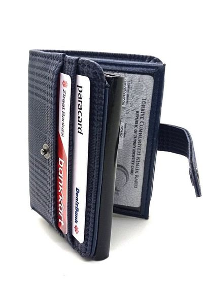 MKM Mbsg Group Plaid Automatic Mechanism Card Holder and Wallet