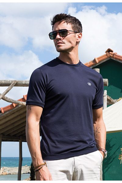 Masimar 60/1 Combed Interlock Crew Neck Men's T-Shirt