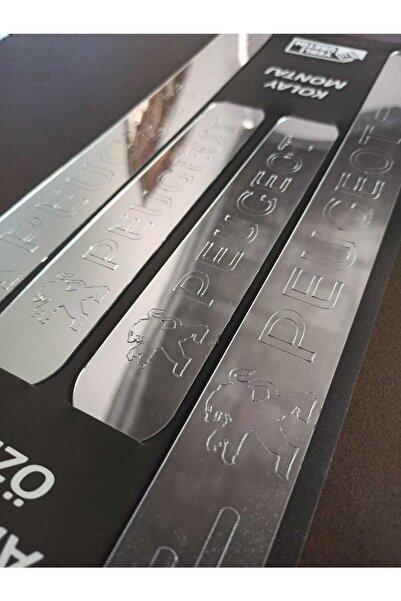 Lazer Store Peugeot 2008 Uyumlu Kapı Eşiği 4'lü Set Ön Arka