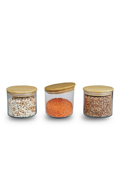 Bambum Melis - Small Glass Storage Set of 3