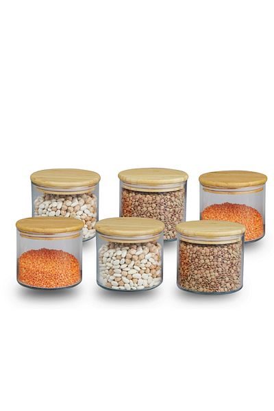 Bambum Melis - Small Glass Storage Set of 6