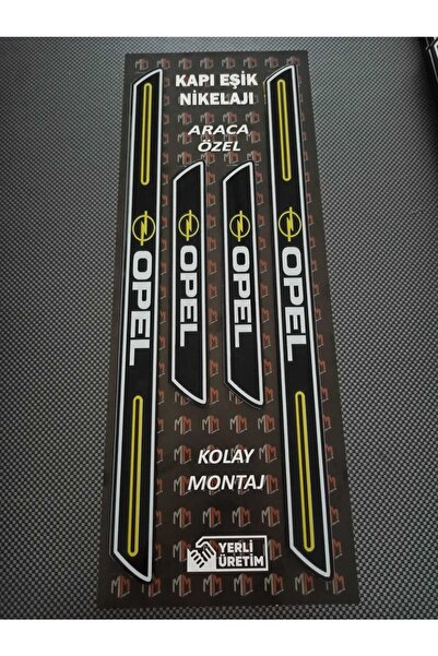 Genel Markalar Opel Corsa D Uyumlu Kapı Eşiği 4'lü Set Ön Arka Uyumlu