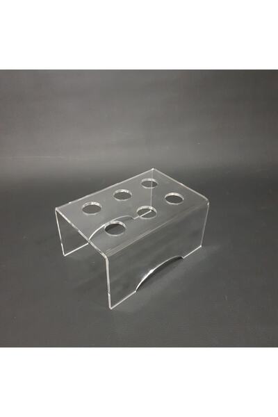 soylu pleksi Şeffaf Pleksi Külah Standı 6 Gözlü