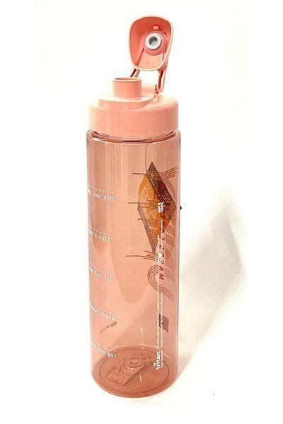 Gıpta Stationery and Toy World Orange Unity Tritan Painted Patterned Flask 600ml