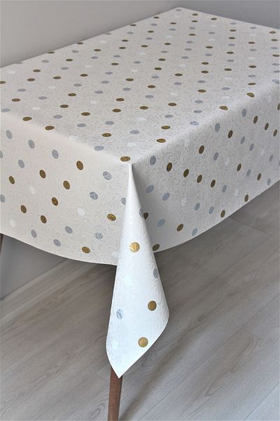 DDHOME Lined Erasable PVC Oilcloth Tablecloth 514points - 1035-3a