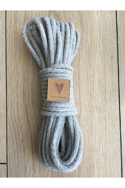 Makromİps Σχοινί Macrame (10 μέτρα) Κορδόνι ύφανσης καλάθι Καλάθι Supla Πιάτο τοίχου Σχοινί πολλαπλών χρήσεων