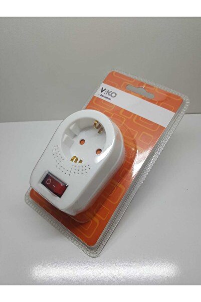 VİKO Tekli Anahtarlı Topraklı Fiş/priz
