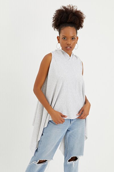 Quincey Світло-сірий безрукавний світшот