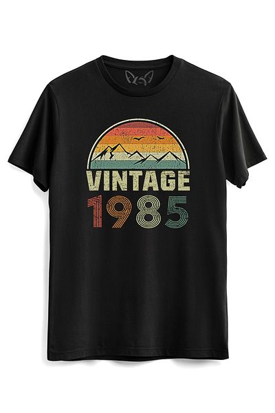 Alfa Tshirt Vintage 1985 Antique Black T-shirt