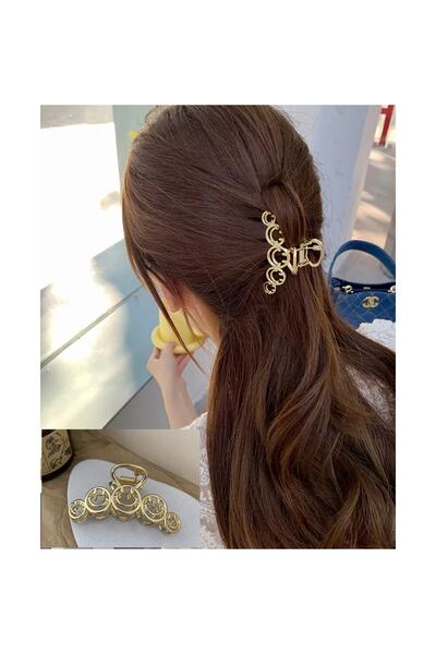 GÜLPEŞE Χρυσό μεταλλικό μάνδαλο πόρπη πόμολο πόρπη Smile