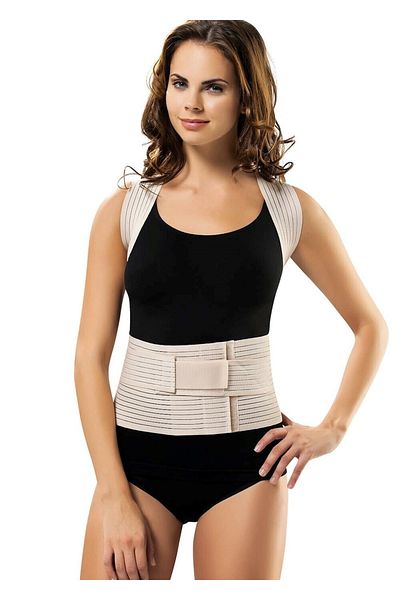 Letti Women's Skin Color Upright Posture Corset (posturex Corset)