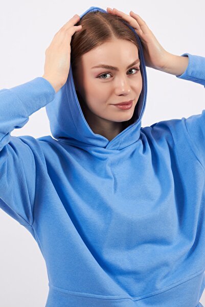 SevdeUgur Колекція жіночих світшотів для бігу в синьому костюмі