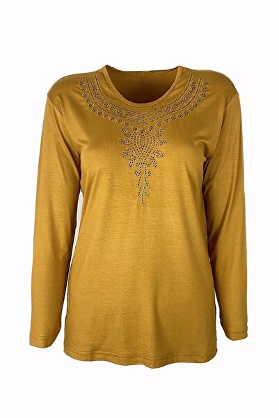 Nacar Kadın Orta Yaş Ve Üzeri Regular Kesim Likralı Dört Mevsim Ince Viskoz A...