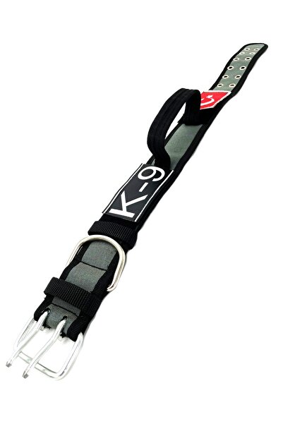 Tasma Market Tactical K9 Dog Collar with Gray Handles