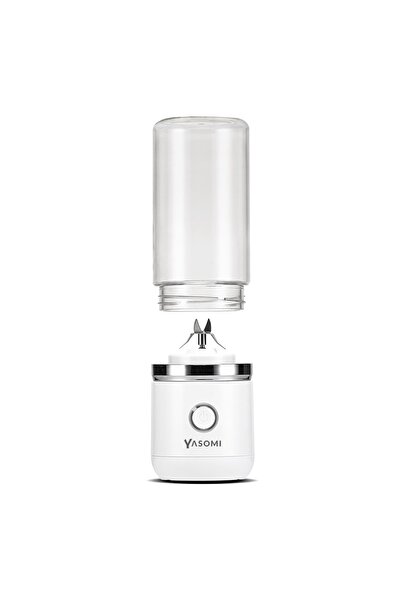 Yasomi Taşınabilir Kablosuz Şarjlı Cam El Blenderi Beyaz ( Türkiye Garantili)