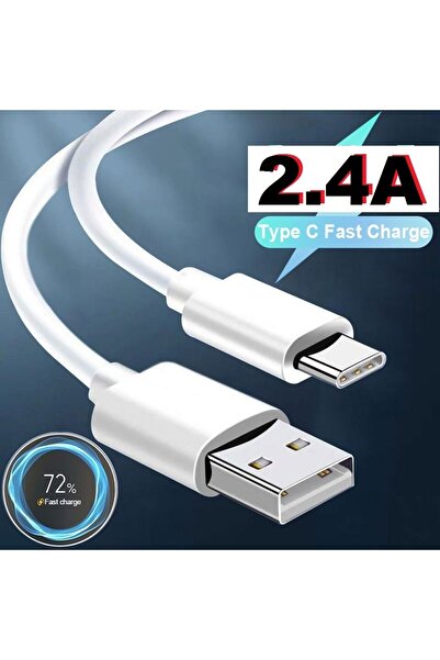 TYP Nıntendo Switch Uyumlu E C E-c Usb Data Hızlı Sarj Kablosu 2.4 Amper 2 Metre