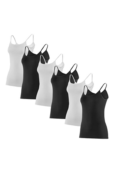 YILDIZ Yıldız Kadın 6-пакетний комплект з білими бретелями та шнурками