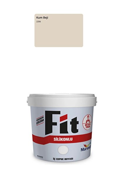 Marshall Fit Silikonlu Iç Cephe Duvar Boyası 20 Kg Kum Beji