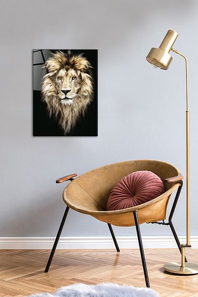 Decorita Animals| Glass Table| Lion| 30cm X 40cm